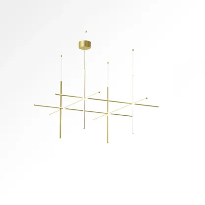 Valentina Minimalism Metal Gold Black Pendant Light Bedroom Living Room