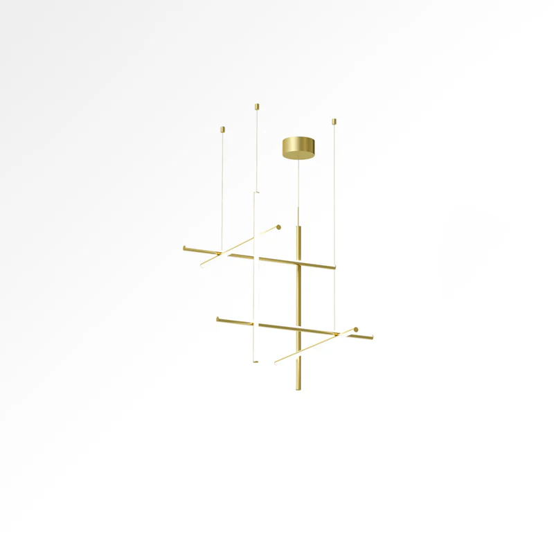 Valentina Minimalism Metal Gold Black Pendant Light Bedroom Living Room