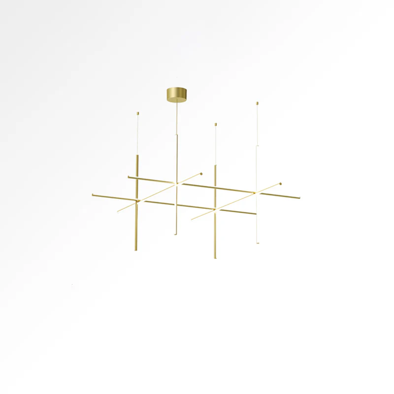 Valentina Minimalism Metal Gold Black Pendant Light Bedroom Living Room