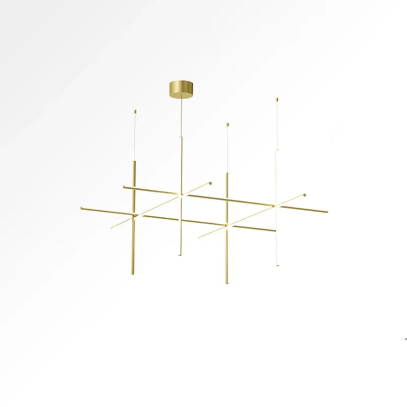 Valentina Minimalism Metal Gold Black Pendant Light Bedroom Living Room
