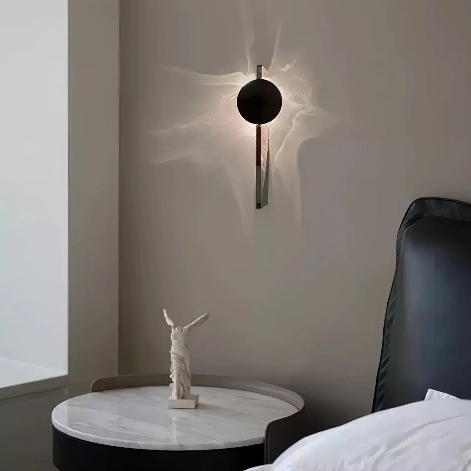 Edge Moderno Creativo Metallo Lamapada da Parete Camera da letto Corridoio Soggiorno