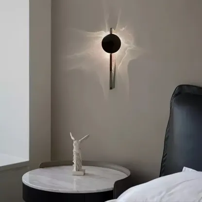 Edge Moderno Creativo Metallo Lamapada da Parete Camera da letto Corridoio Soggiorno
