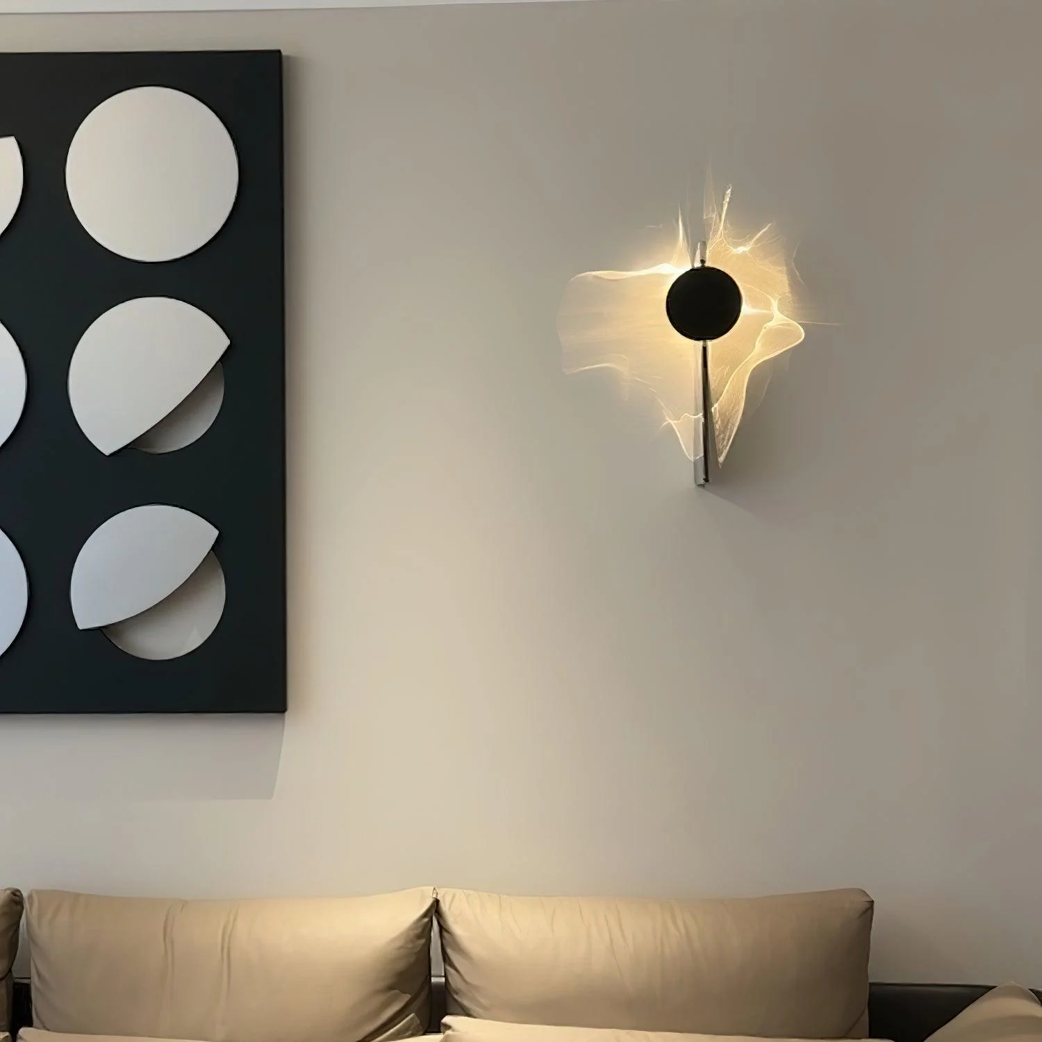 Edge Moderno Creativo Metallo Lamapada da Parete Camera da letto Corridoio Soggiorno