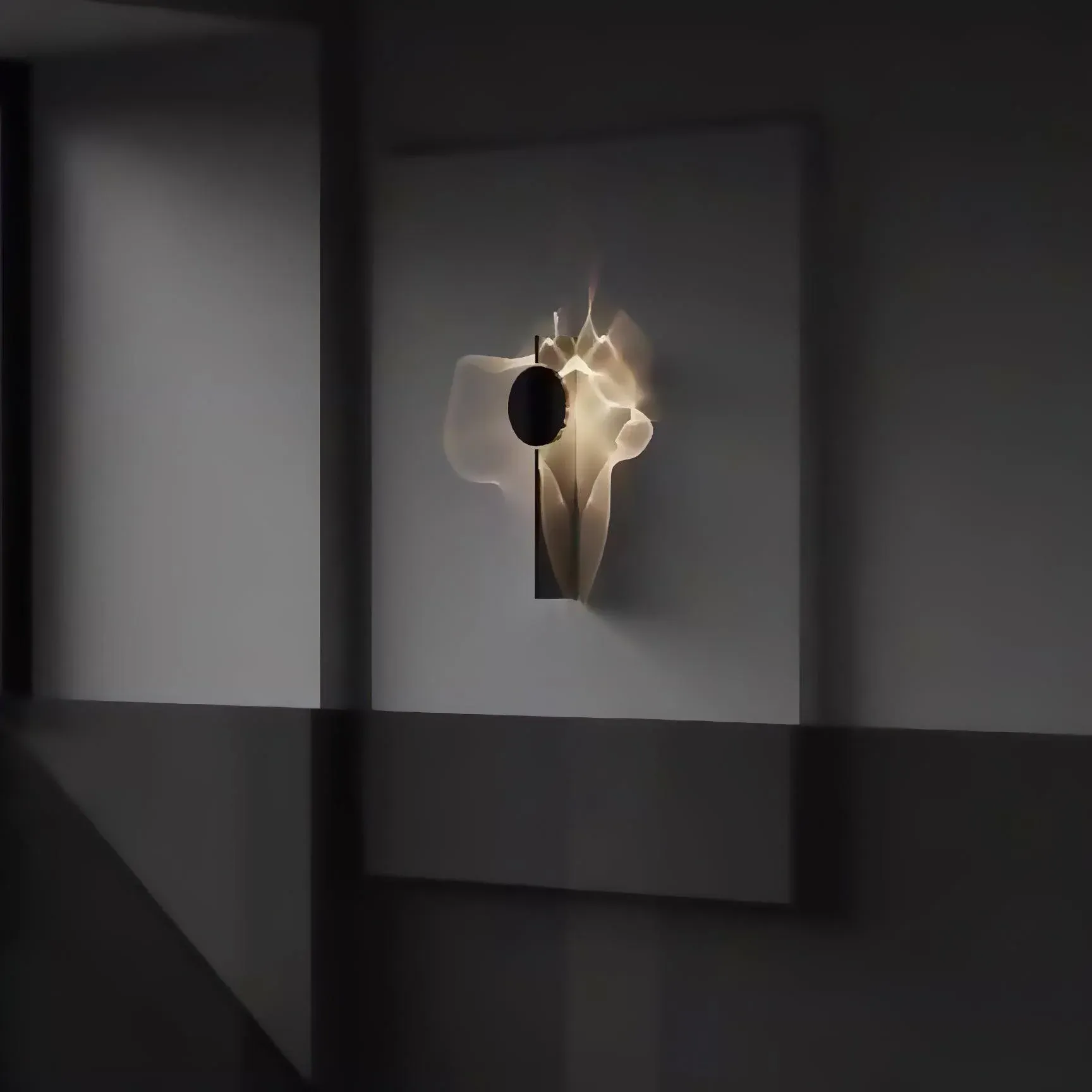 Edge Modern Creative Metal Wall Light Bedroom Hallway Living Room