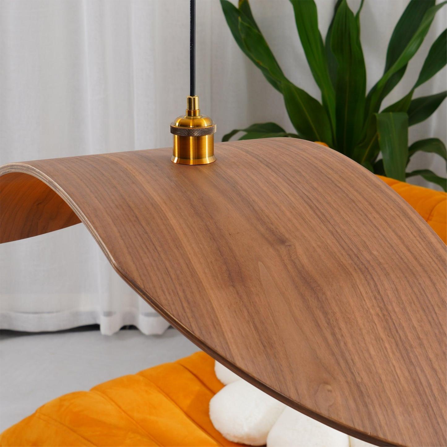 Ozawa Metallo Legno Curve Lampade a Sospensione