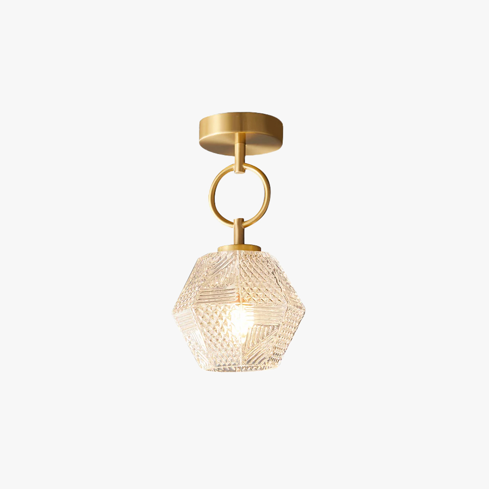 Alessio Vintage Luxury Glass Ceiling Light Shades Bedroom Hallway