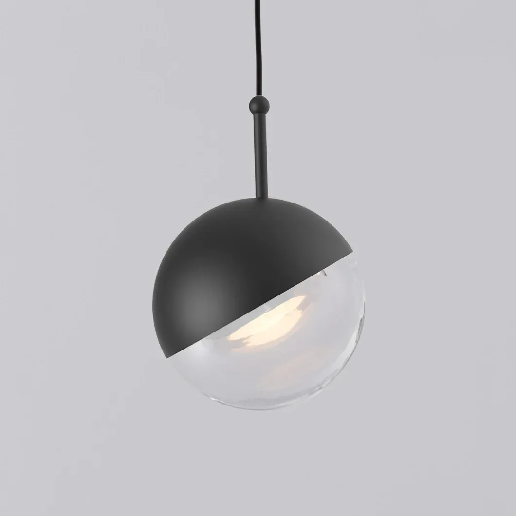 Hailie Modern Gold Metal Acrylic Pendant Light Bedroom Living Room