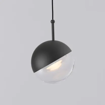Hailie Modern Gold Metal Acrylic Pendant Light Bedroom Living Room