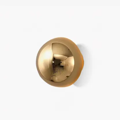 Orr Modern Unusual Sphere Metal Wall Light Bedroom Hallway Living Room