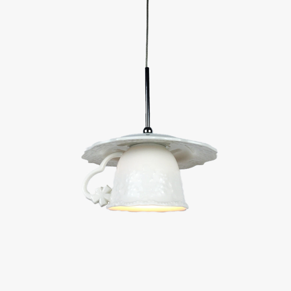 Hailie Nordico Tazza Ceramica LED Lampade a Sospensione Soggiorno