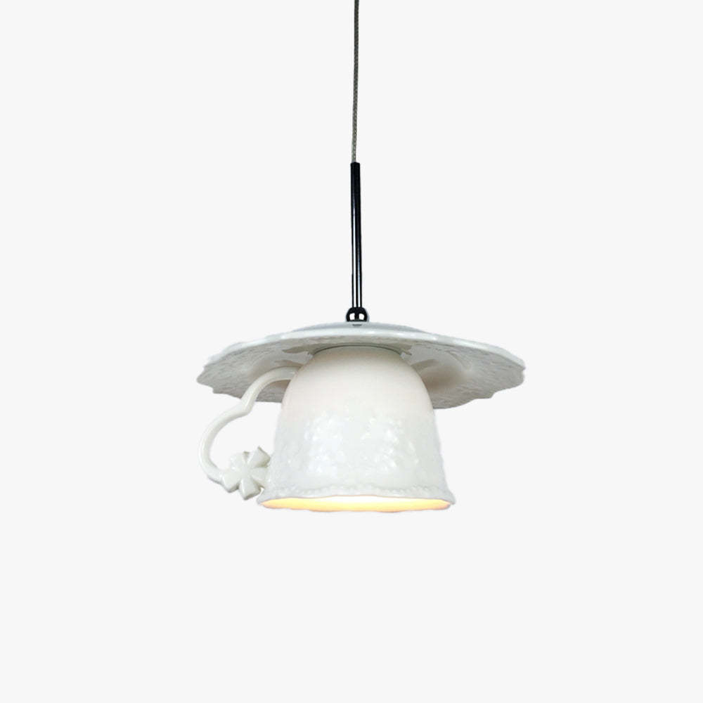 Hailie Nordico Tazza Ceramica LED Lampade a Sospensione Soggiorno