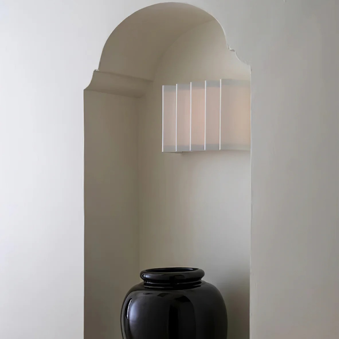 Renée Naturale Tessuto Lampada da parete Sala da pranzo Camera da letto