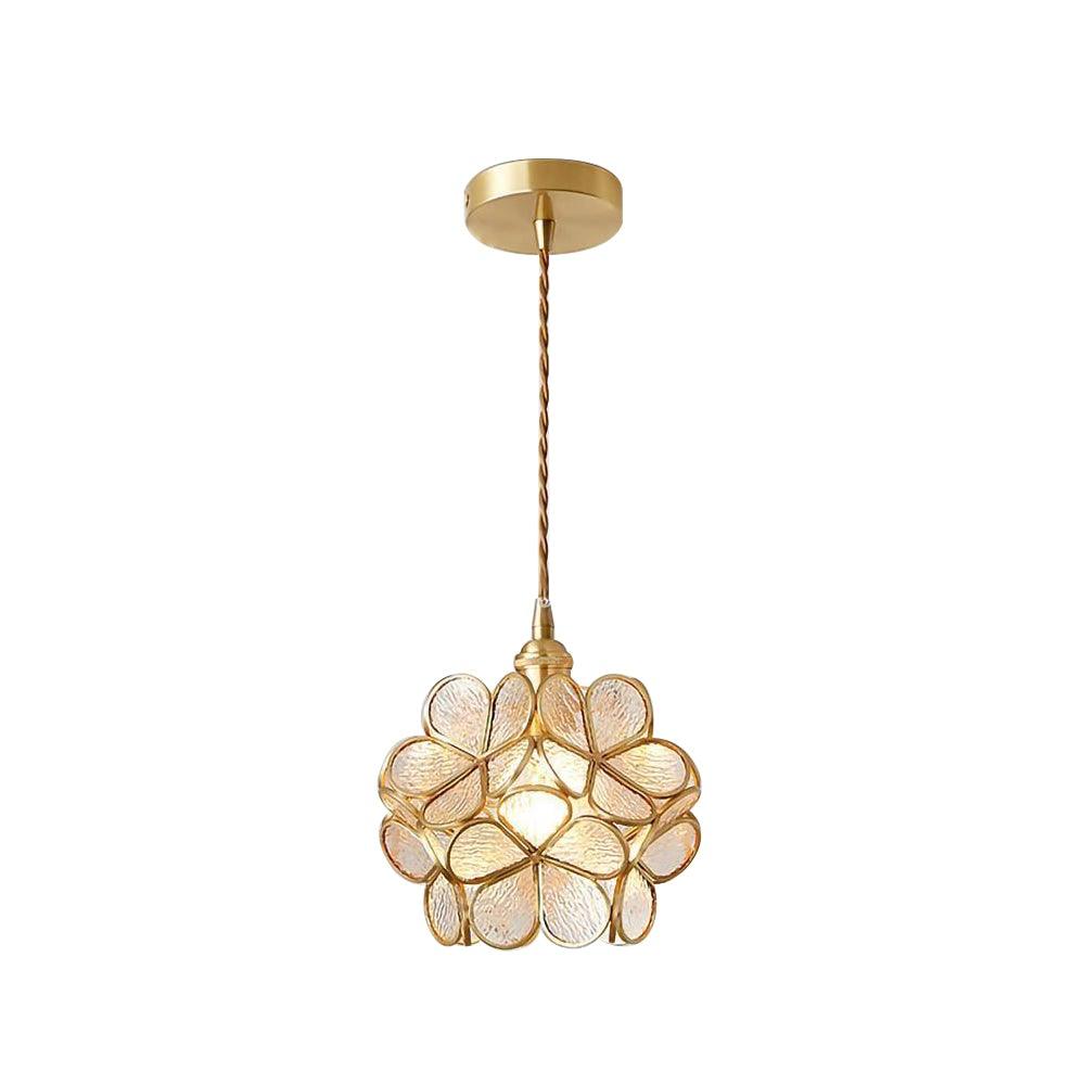 Alessio Vintage Flower Glass Pendant Light Shades Living Room Bedroom