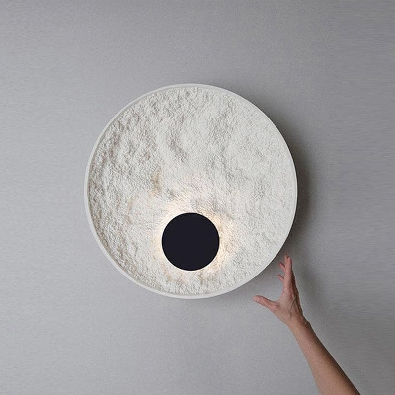 Byers Modern LED Round Resin Wall Lamp Bedroom  Dining Room