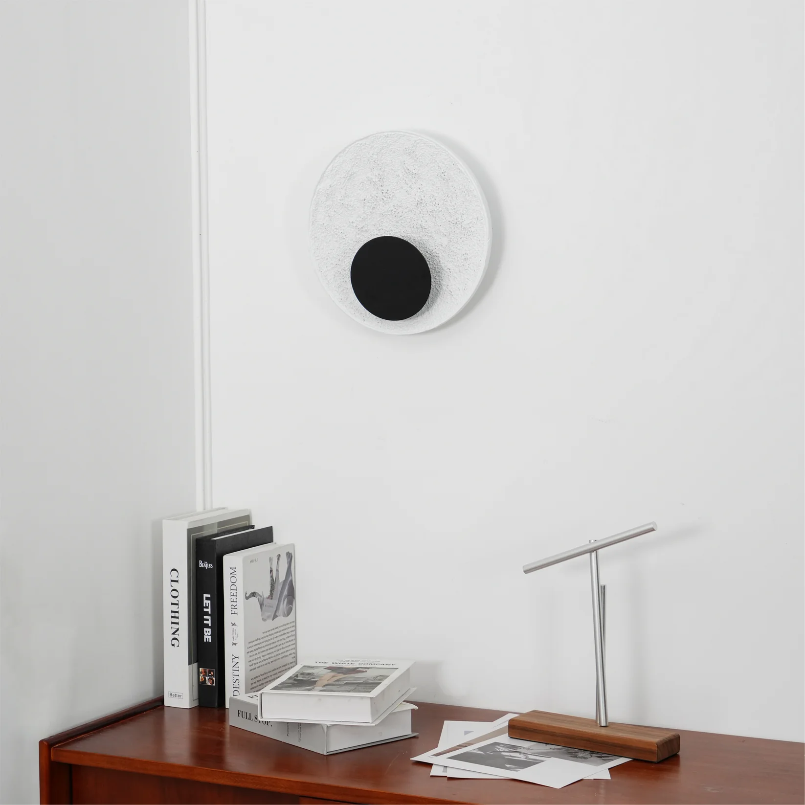 Byers Modern LED Round Resin Wall Lamp Bedroom  Dining Room