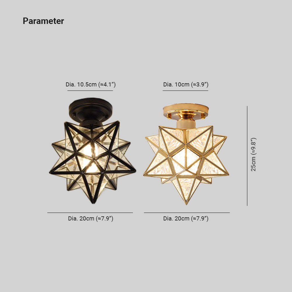 Bella Classica Metallo PVC Plafoniera Nero Oro Camera da letto Soggiorno