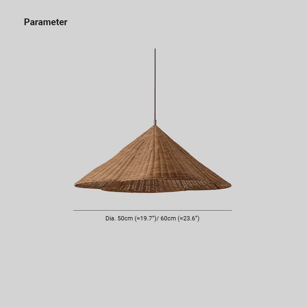 Muto Vintage Rattan Lampade a Sospensione Soggiorno Camera da Letto