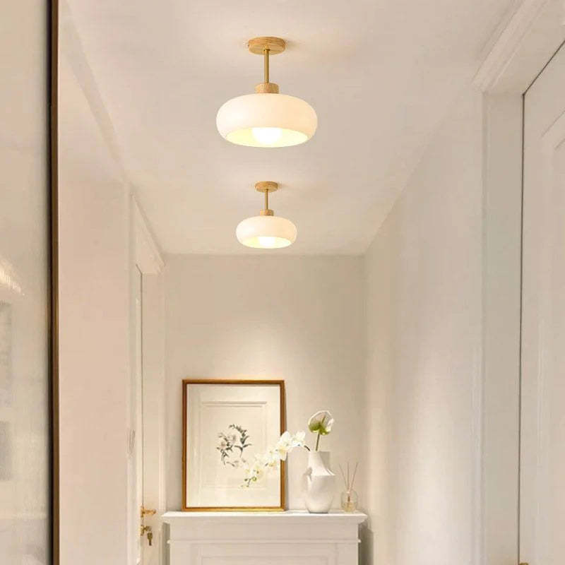 Hailie Moderno Plafoniere Rotonde Metallo/Vetro Soggiorno