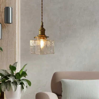 Alessio Vintage Luxury Glass Pendant Light Shades Dining Room Bedroom
