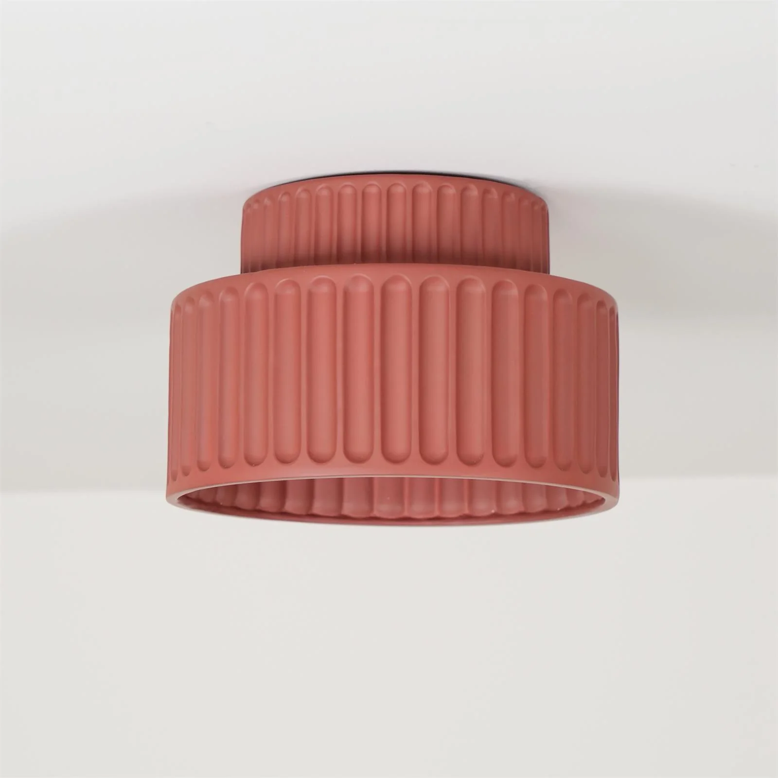 Hailie Modern Beige White Orange Green Ceiling Lamp Bedroom  Dining Room