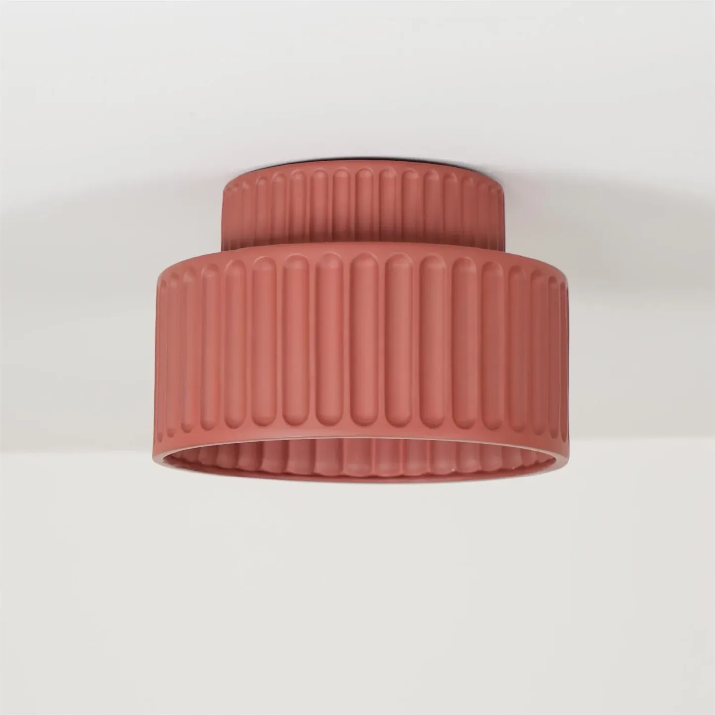 Hailie Modern Beige White Orange Green Ceiling Lamp Bedroom  Dining Room