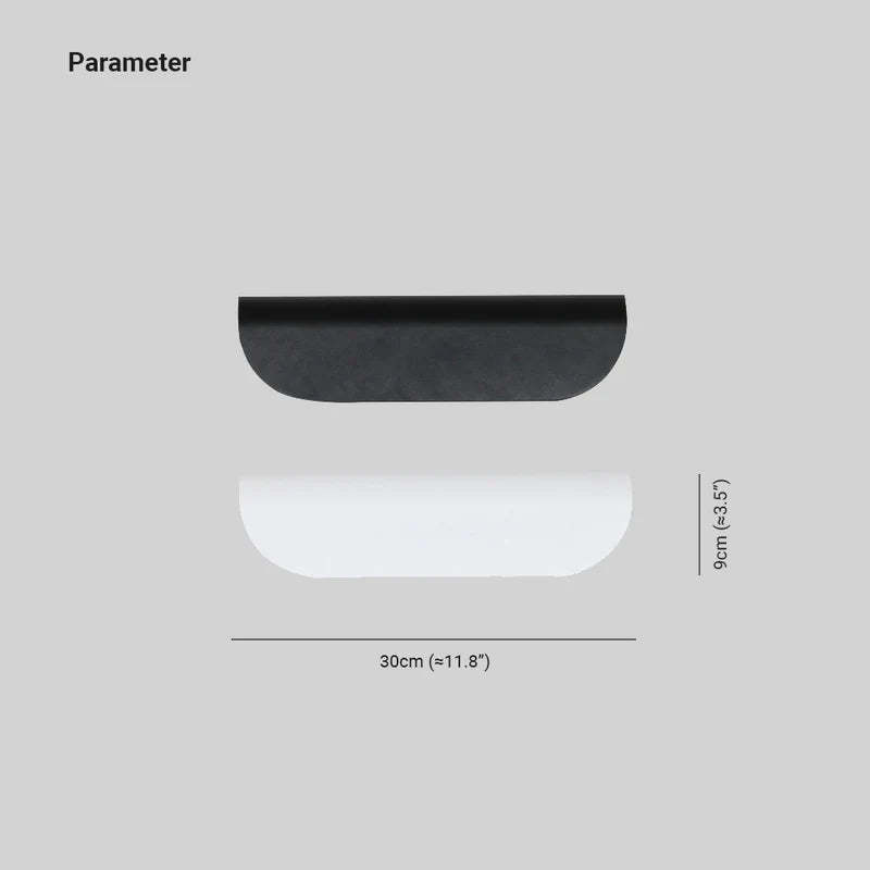Orr Moderne LED Lampade da Esterno Nera/Bianca Curvo Impermeabile
