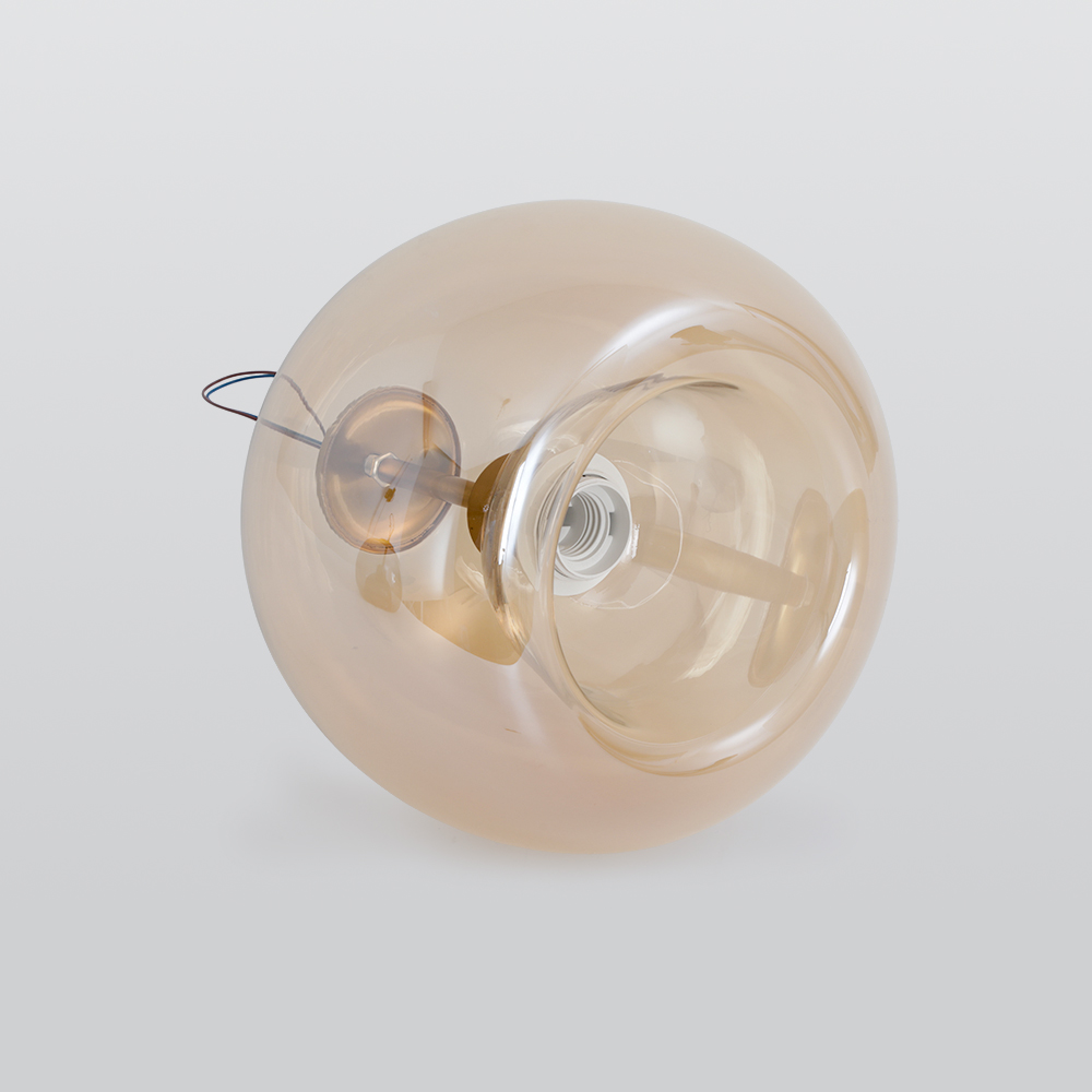 Sanna Moderno LED Lampade a Sospensione Cupola Vetro Oro/Nero Trasparente Soggiorno/Camera da Letto/Corridoio