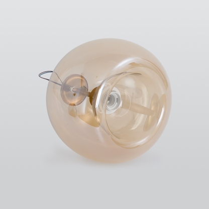 Sanna Moderno LED Lampade a Sospensione Cupola Vetro Oro/Nero Trasparente Soggiorno/Camera da Letto/Corridoio