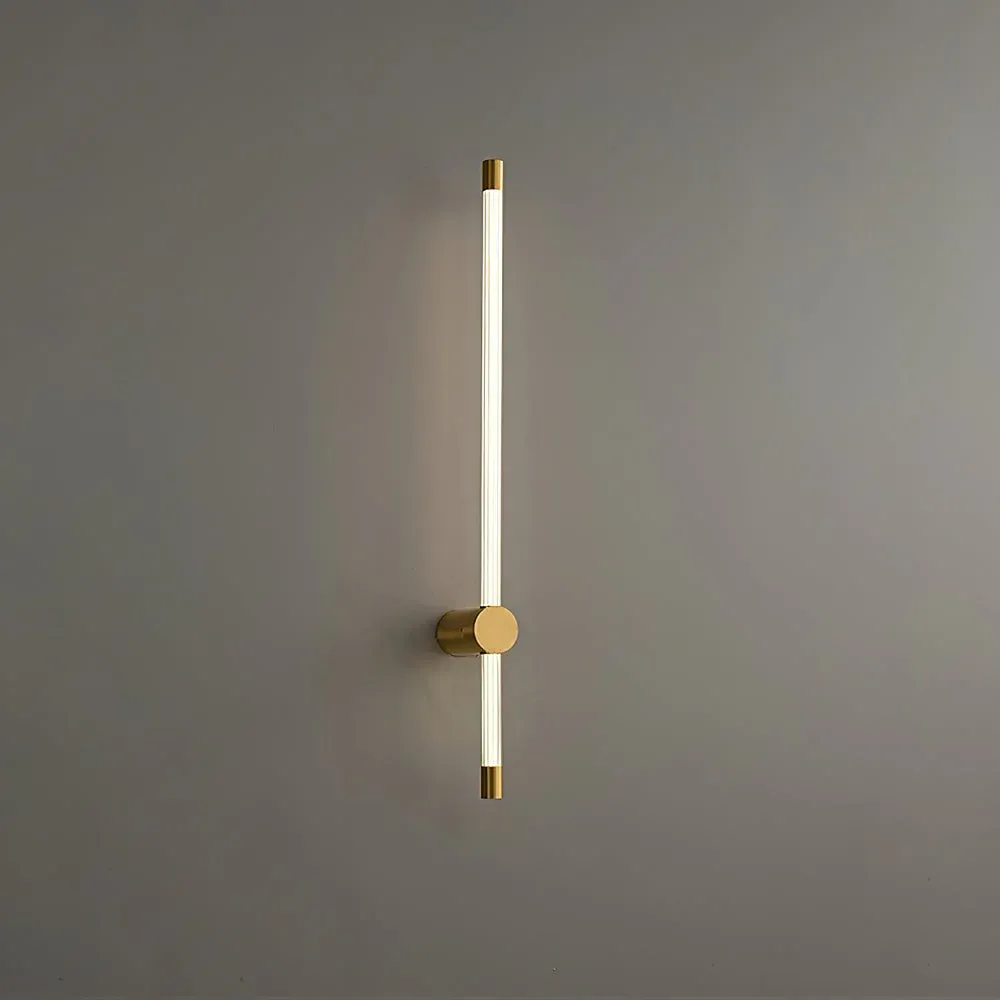 Edge Modern Linear Metal Acrylic Wall Light Bedroom Living Room