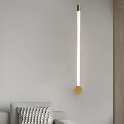 Edge Moderno Lineare Metallo Acrilico Lampada da parete Camera da letto Soggiorno