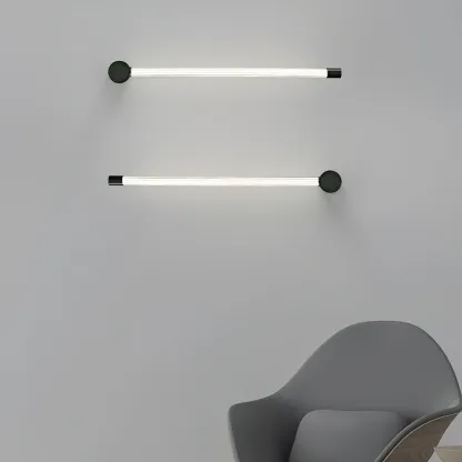 Edge Moderno Lineare Metallo Acrilico Lampada da parete Camera da letto Soggiorno