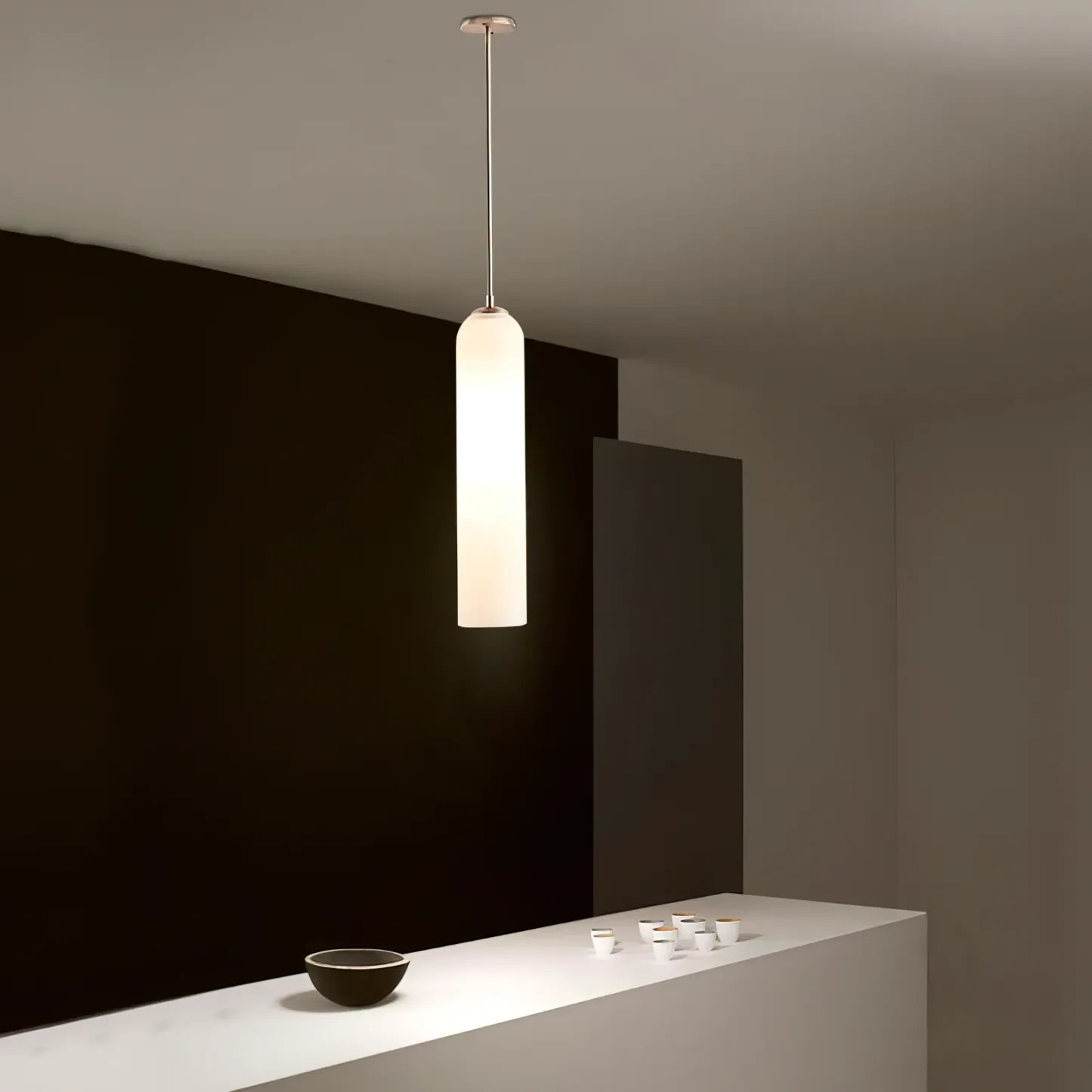 Hailie Lampada a Sospensione Minimalista in Metallo Vetro per Camera da Letto Soggiorno