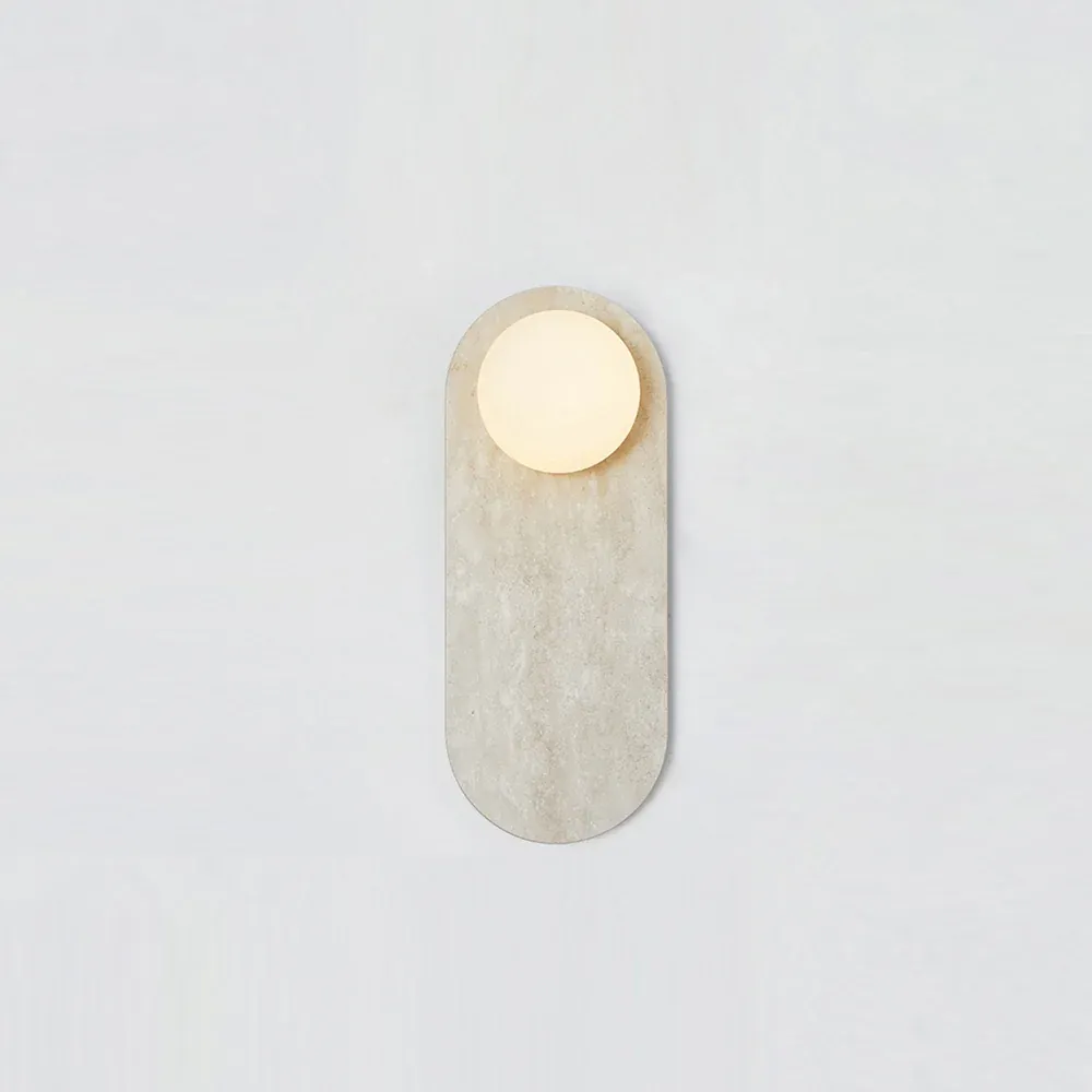 Elif Minimalism Metal Glass Wall Lamp Dining Room Bedroom