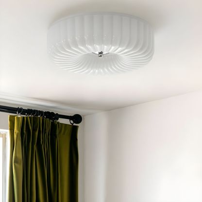 Quinn Moderno LED Vetro Plafoniere Camera da Letto