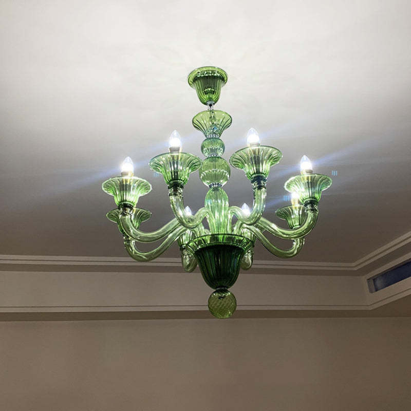 Silva Retro Lampadari Metallo Vetro Sala da Pranzo Soggiorno