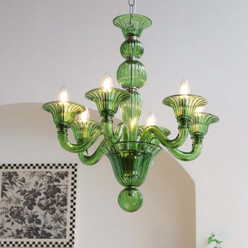 Silva Retro Lampadari Metallo Vetro Sala da Pranzo Soggiorno