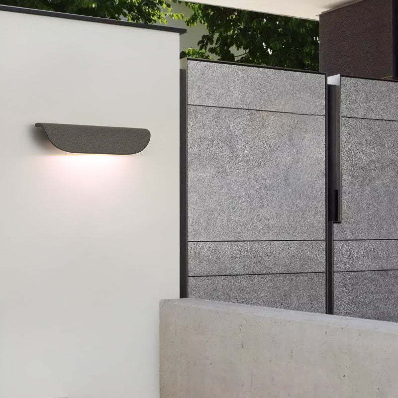 Orr Moderne LED Lampade da Esterno Nera/Bianca Curvo Impermeabile
