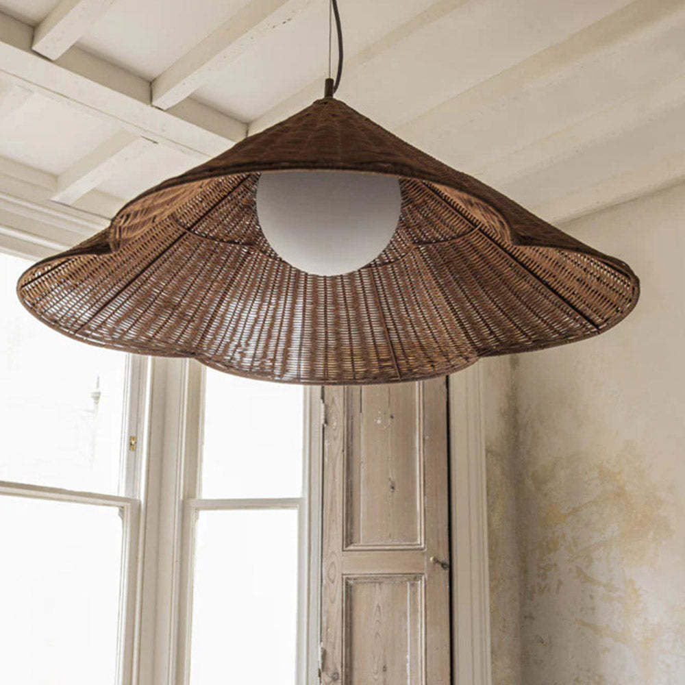Muto Vintage Rattan Lampade a Sospensione Soggiorno Camera da Letto