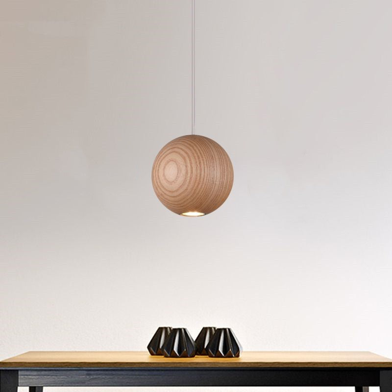 Ozawa Legno Log Globo Minimalista Lampade a Sospensione