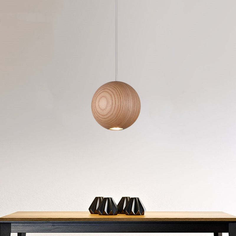 Ozawa Legno Log Globo Minimalista Lampade a Sospensione
