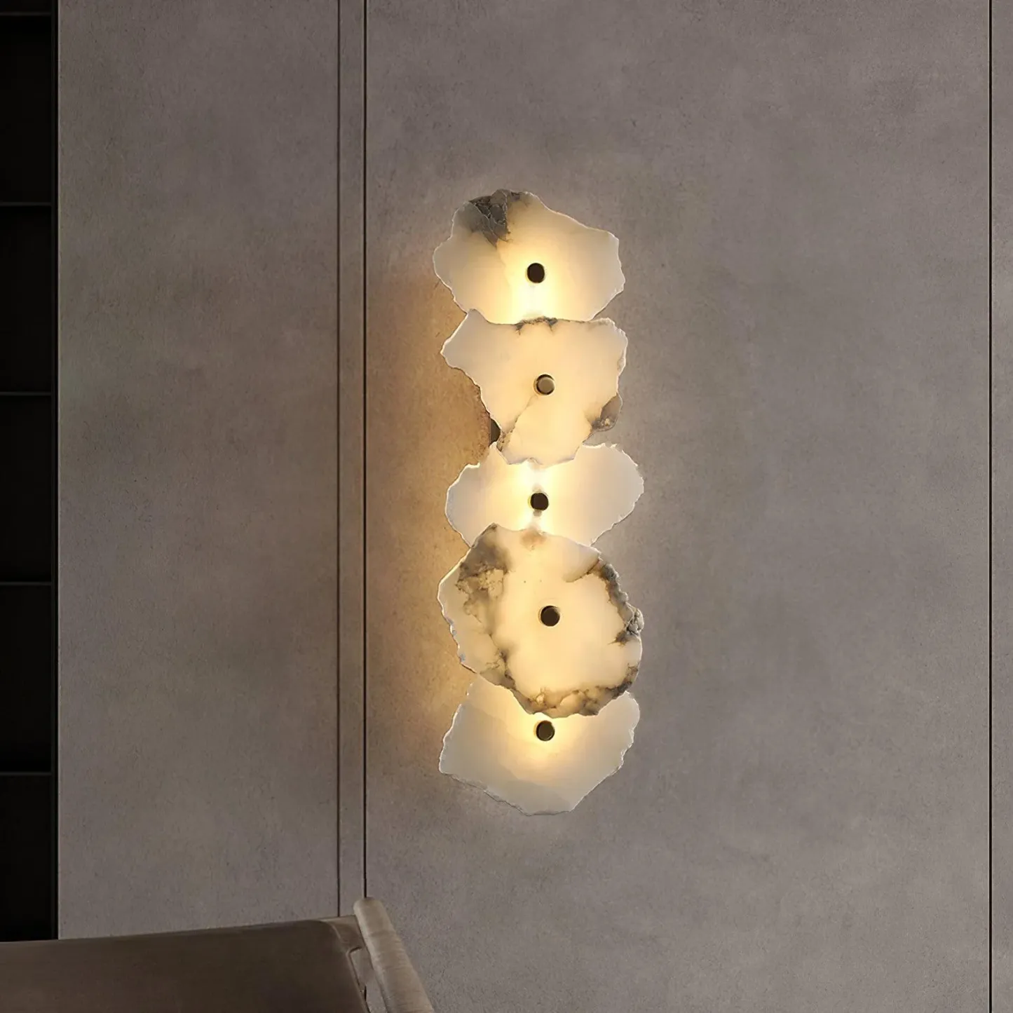 Ozawa Unusual Flower Resin Wall Light Bedroom Hallway Dining Room