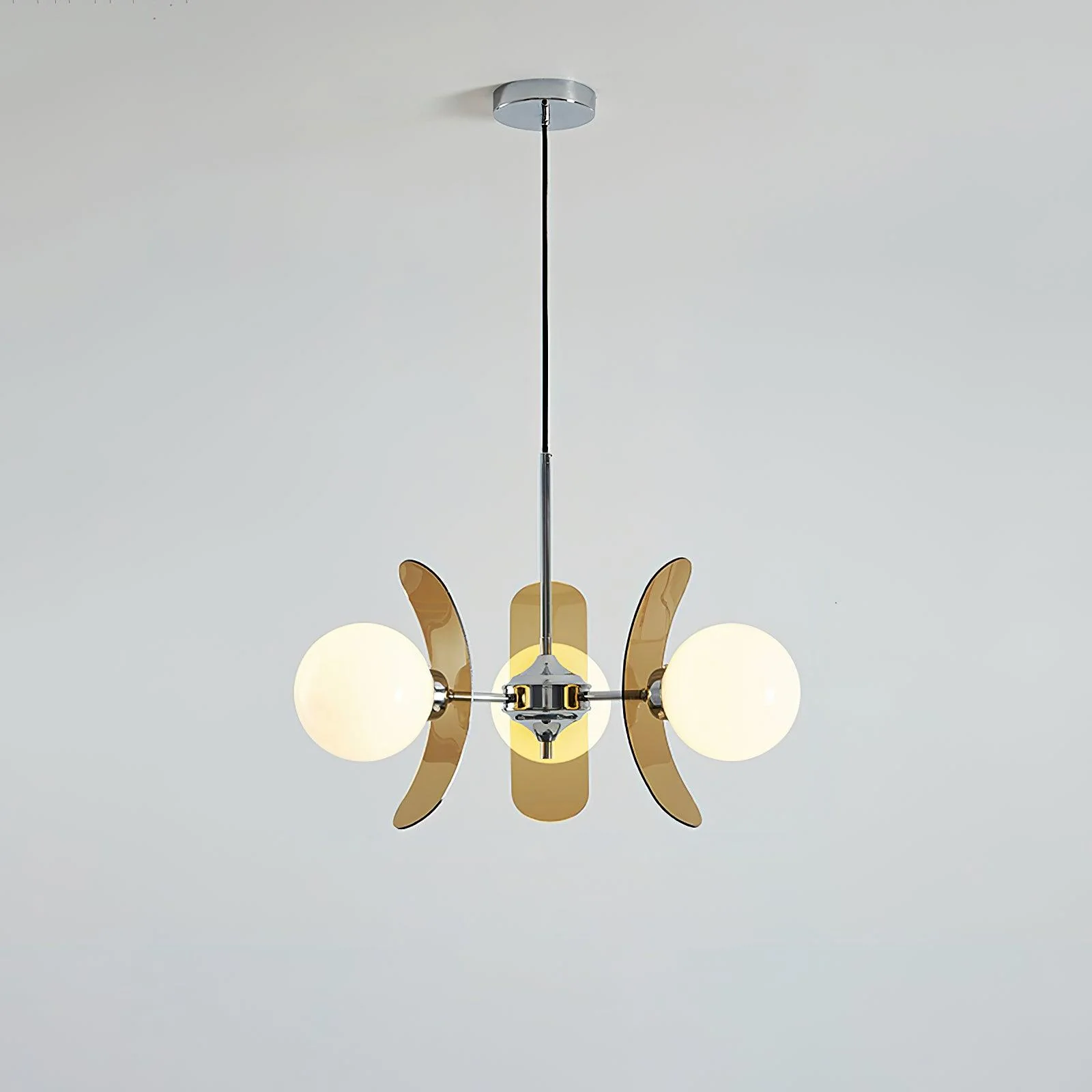Valentina Modern Metal Glass Pendant Light Bedroom Living Room