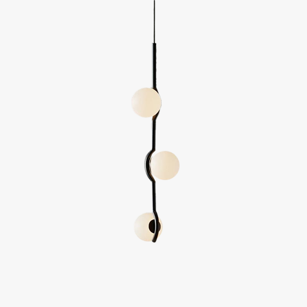 Alessio Minimalism Metal Glass Pendant Light Dining Room Bedroom