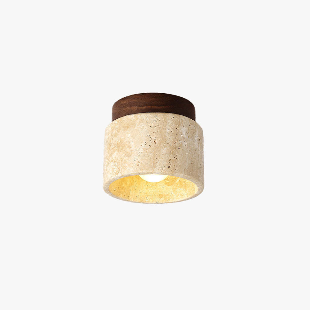 Cairns Retro Pietra Legno Plafoniere Corridoio