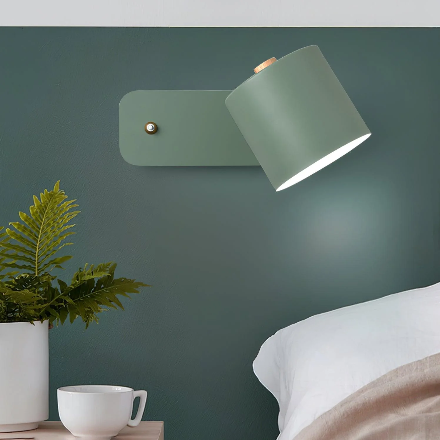 Edge Lampada da Parete Metallica Moderno Minimalista per Camera da Letto Corridoio Studio