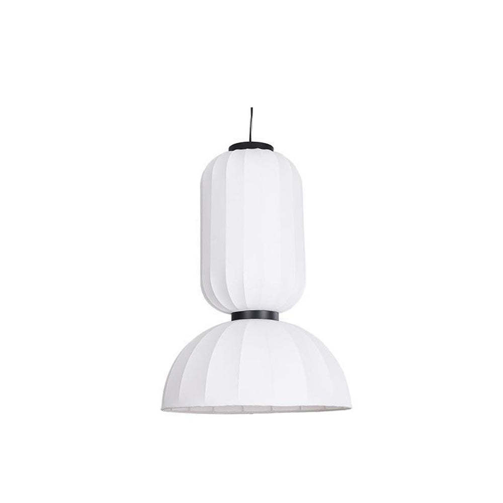 Renée Design LED Lampade a Sospensione Bianco Metallo/ Artificiale Seta Isola Cucina