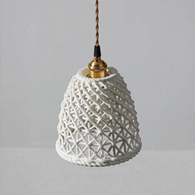 Hailie Moderno Ceramica/Metallo Sospensione Bianco/Blu Soggiorno/Camera da letto
