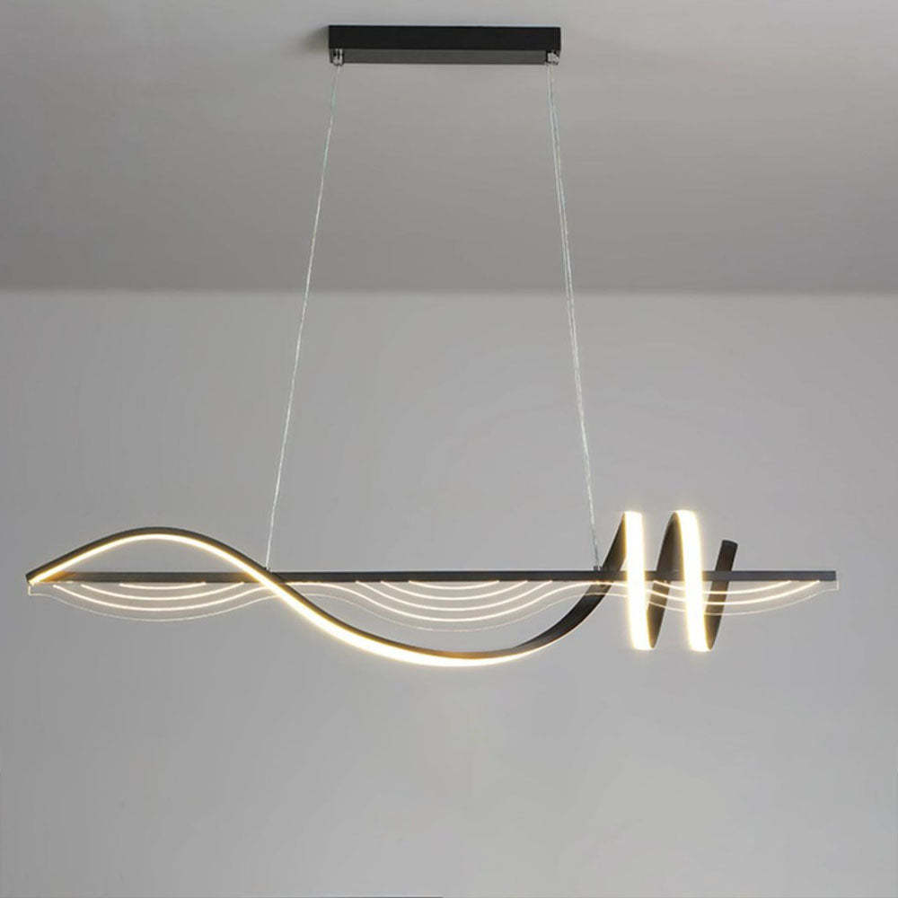 Louise Moderno Matello Sospensione Bianco/Nero/Oro Camera da letto/Cucina
