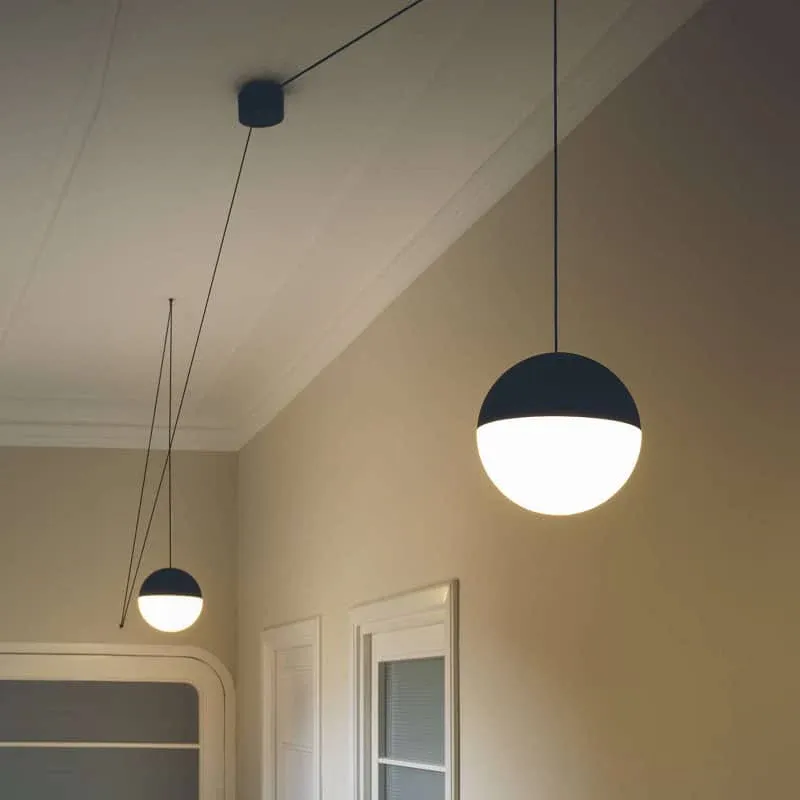 Hailie Modern Minimalism Round Metal Pendant Light Bedroom Hallway