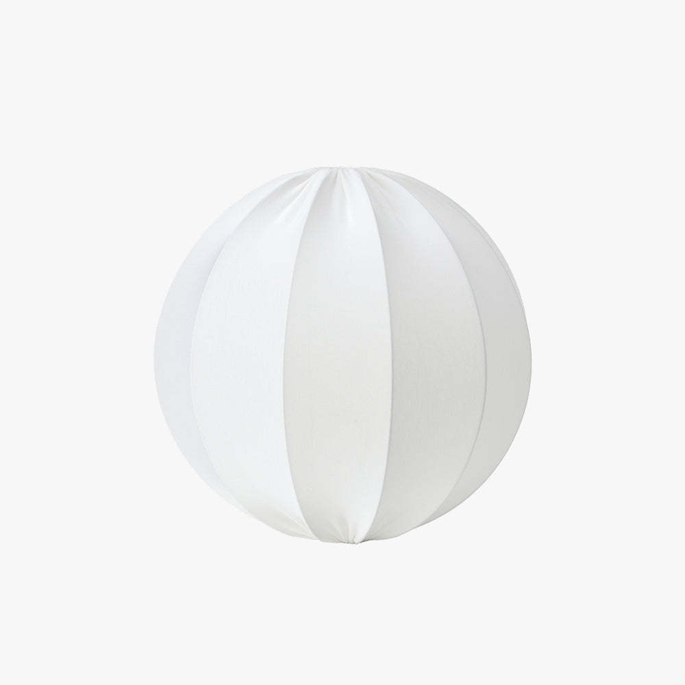 Renée Lampada a Sospensione Moderna Minimalista a Sfera in Metallo/Tessuto Bianca